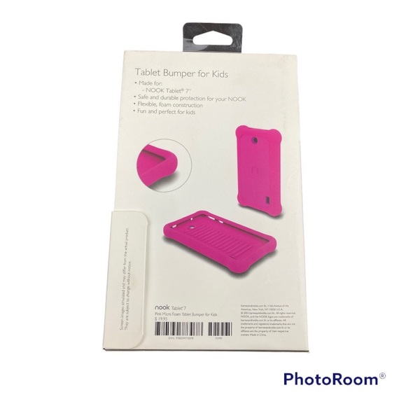 💙Pink Micro Foam Bumper Nook Cover for 7” - Picture 2 of 2